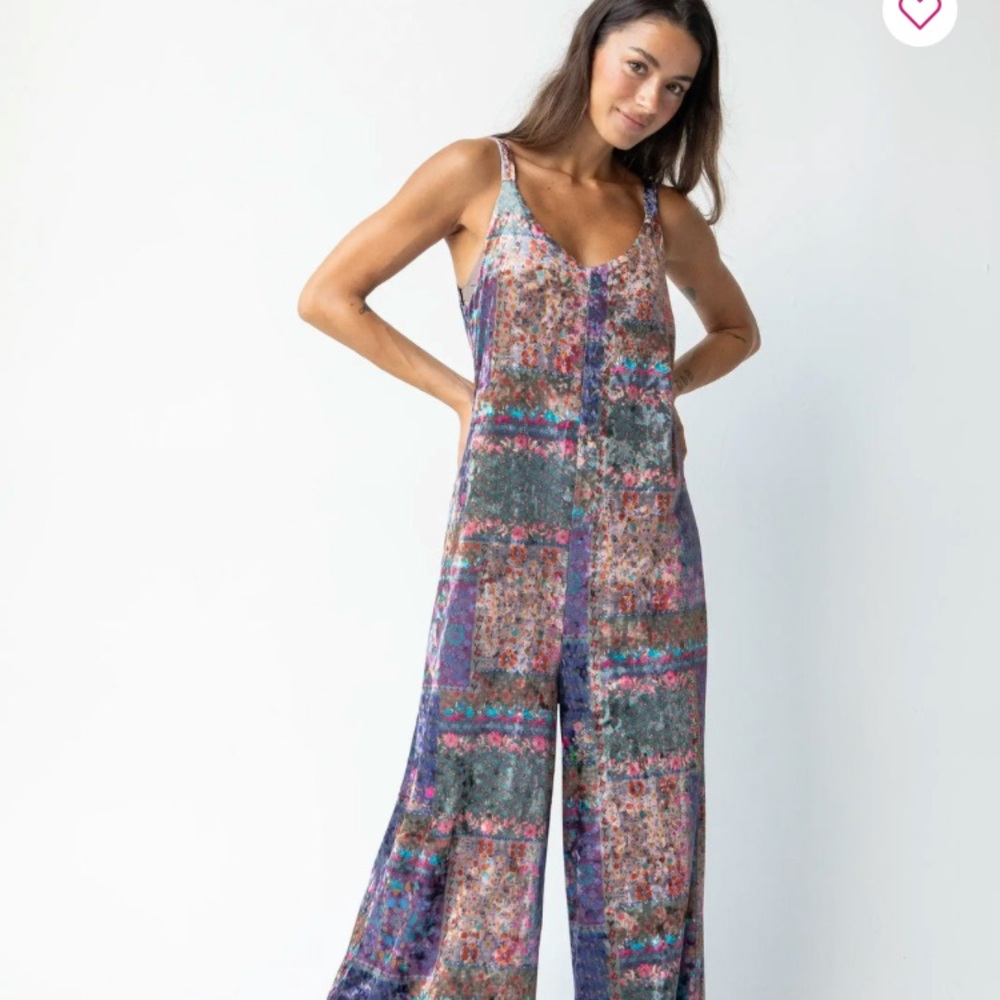 Natural Life Velvet Jumpsuit